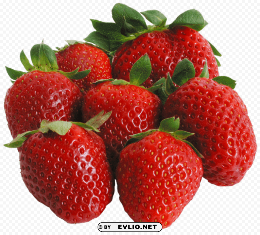 large strawberries Isolated Element on HighQuality Transparent PNG