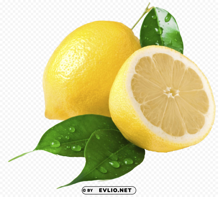 lemon Isolated Icon with Clear Background PNG