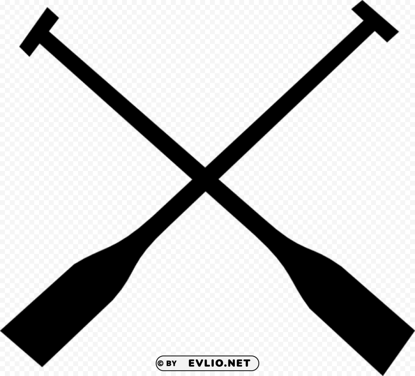 rowing paddles PNG images for banners
