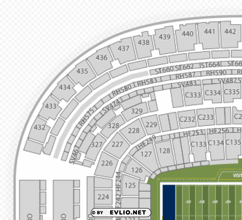 seat number michigan stadium seat map Clear background PNGs