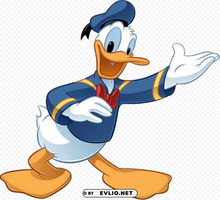 donald duck ClearCut Background PNG Isolated Item