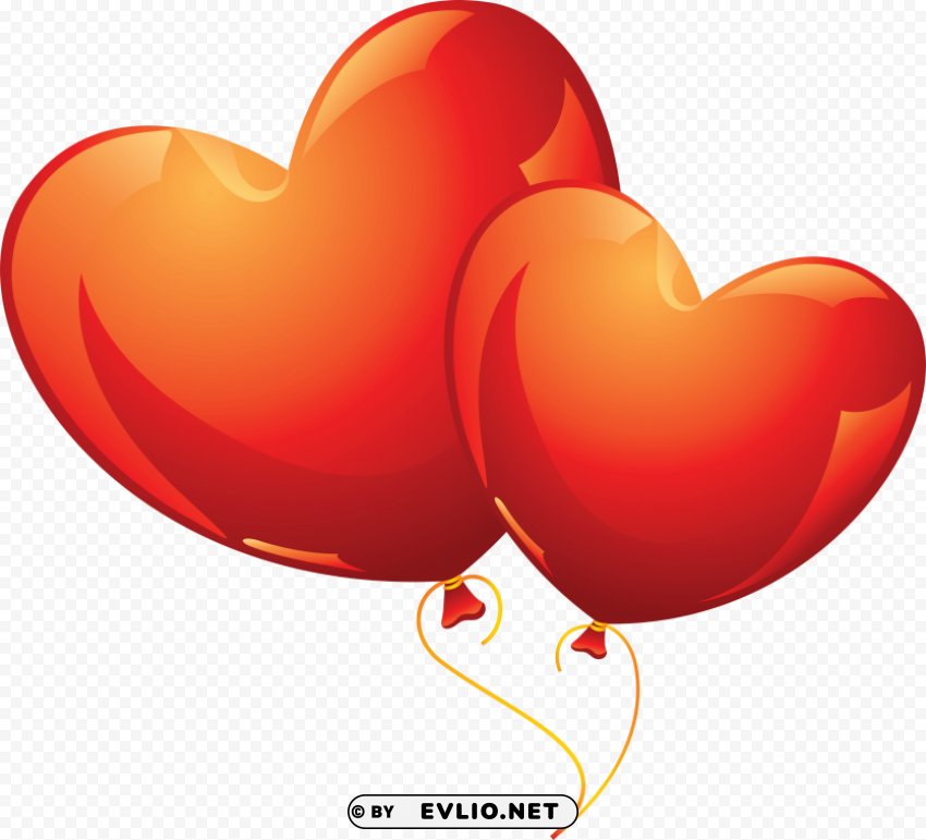 Heart-Shaped Balloon in - Image ID b9f4f891 Transparent PNG illustrations