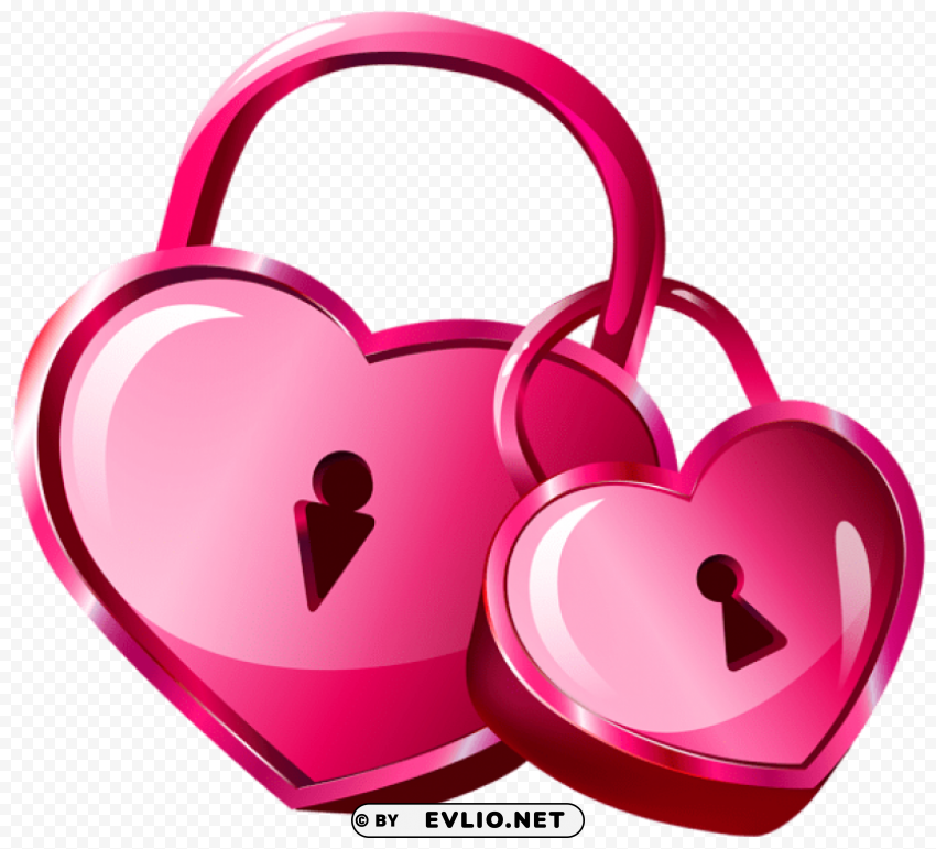heart locks HighQuality Transparent PNG Isolated Object