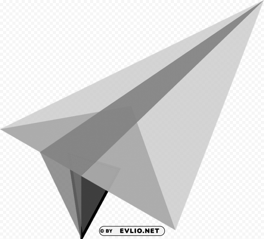 white paper plane PNG images with clear alpha layer