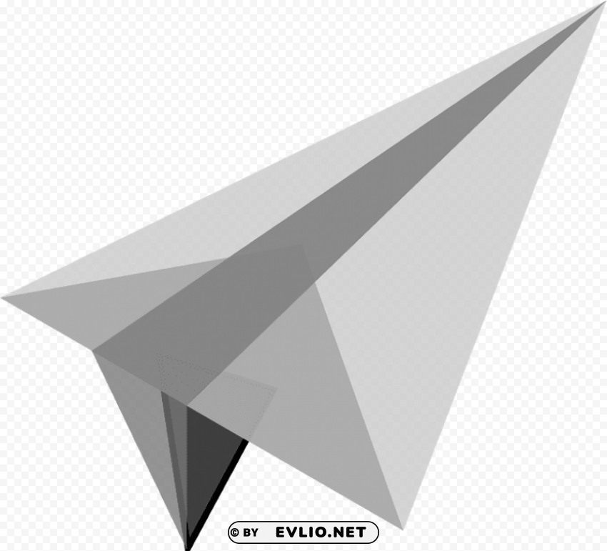 White Paper Plane PNG Images With Clear Alpha Layer