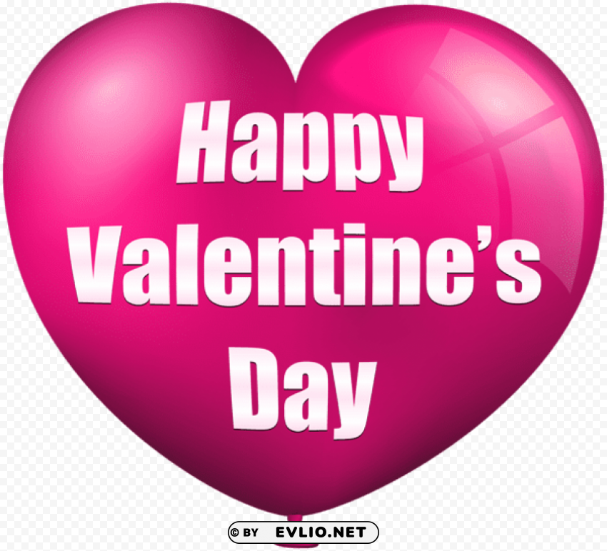 Happy Valentines Balloon Pink Transparent PNG Graphics Variety