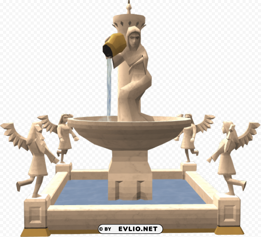 Transparent Background PNG of ondine fountain PNG Image with Clear Background Isolation - Image ID da3c96e7