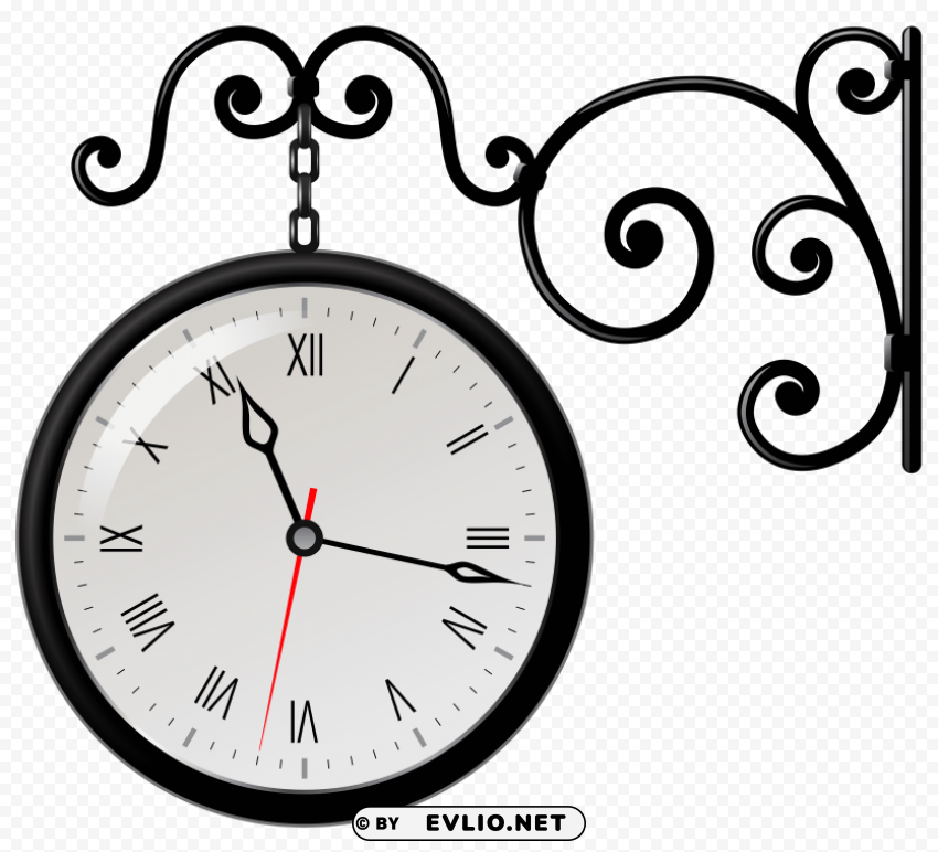 street clock Isolated PNG Item in HighResolution