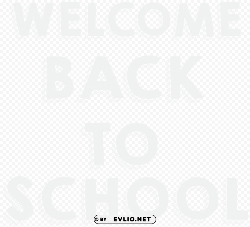welcome back to school Transparent PNG Isolated Element with Clarity