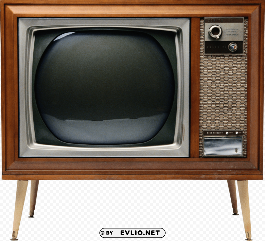 old tv Transparent background PNG stock