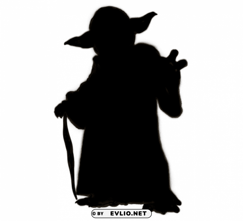 yoda black and white s PNG images with alpha transparency bulk