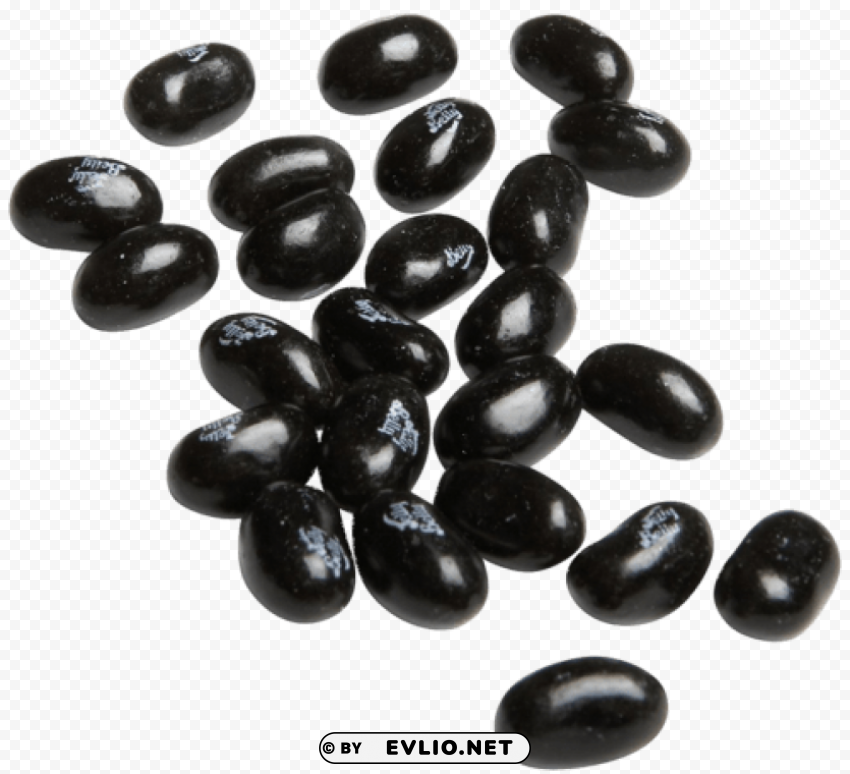 Transparent black beans image Isolated Icon on Transparent PNG PNG background - Image ID 35179657