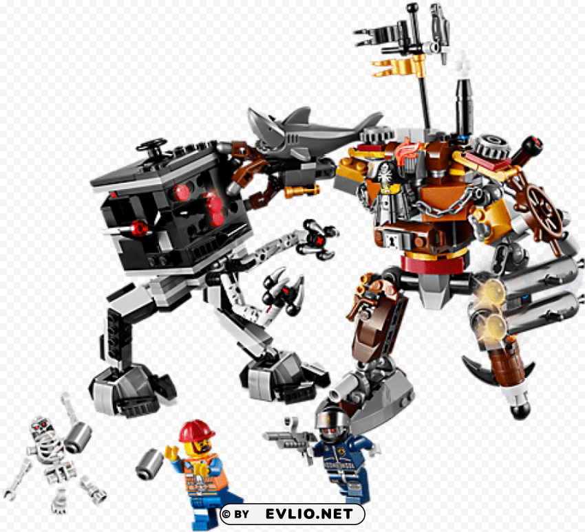 Lego The Movie Set 70807 Metalbeards Duel PNG Image Isolated With Transparent Detail
