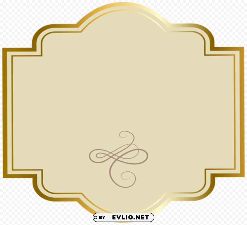 luxury label PNG Image Isolated with Transparency