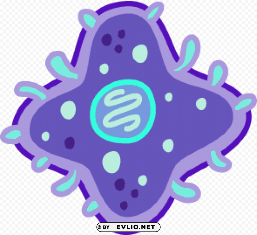 bacteria cell cartoon Transparent PNG pictures for editing