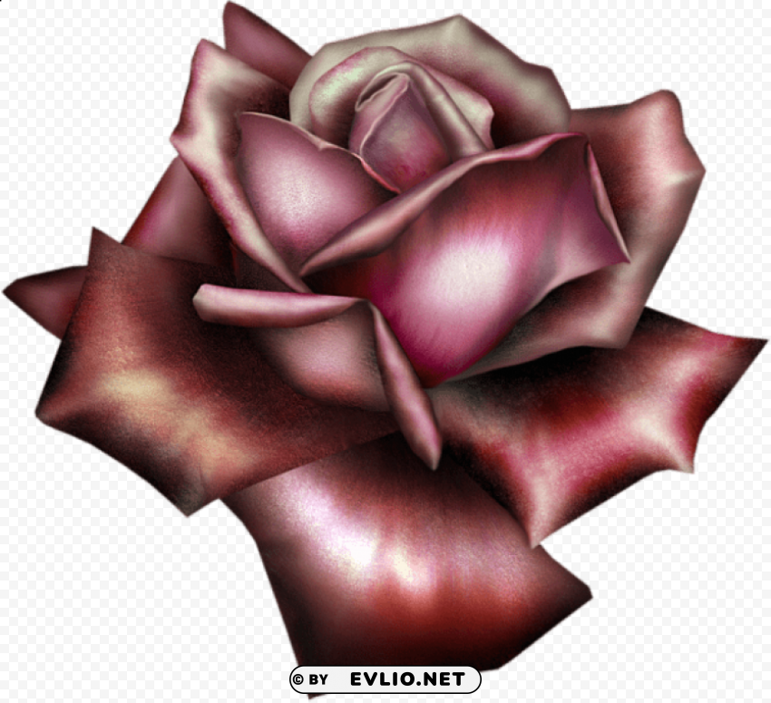 PNG image of beautiful red rose Transparent Background PNG Isolated Element with a clear background - Image ID 0889f339