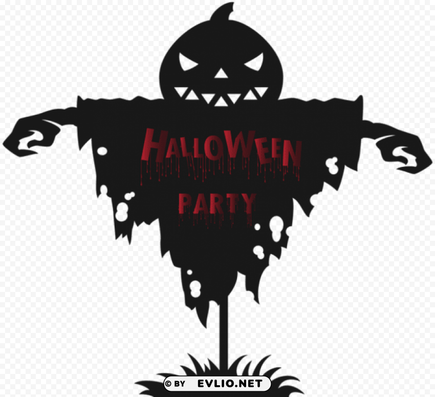 halloween party scarecrow Free PNG images with transparent layers png images background -  image ID is abb35754