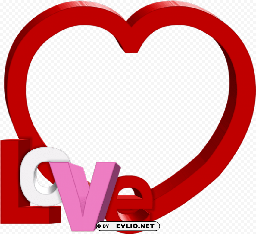 Valentines Day Frames Isolated Icon On Transparent PNG