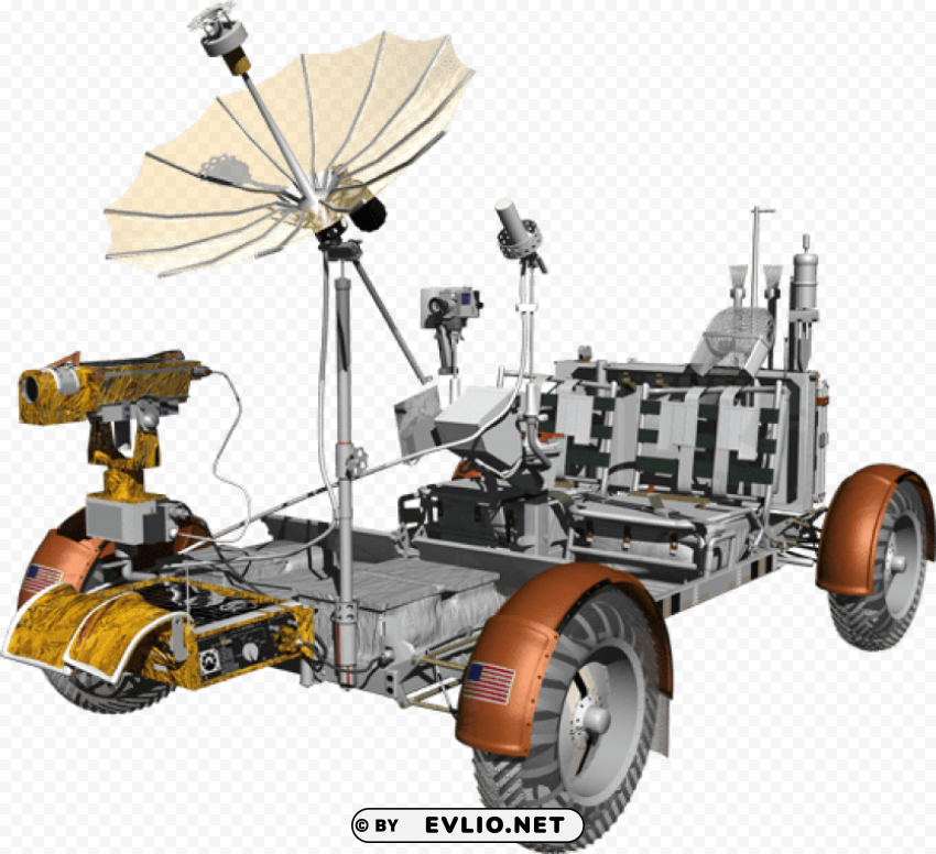 apollon 15 lunar rover Clear background PNG images comprehensive package