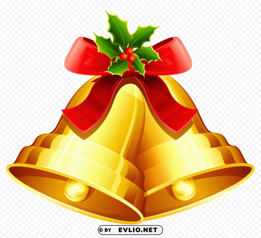 christmas golden bell Free PNG images with transparency collection clipart png photo - ea8ef508