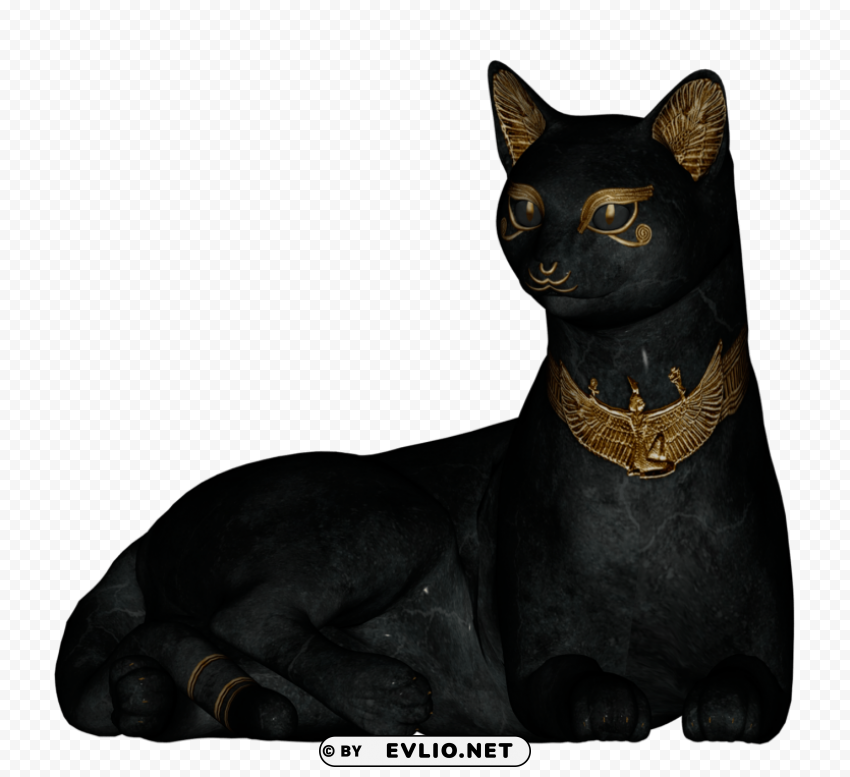 Bastet cat High Resolution PNG Isolated Illustration