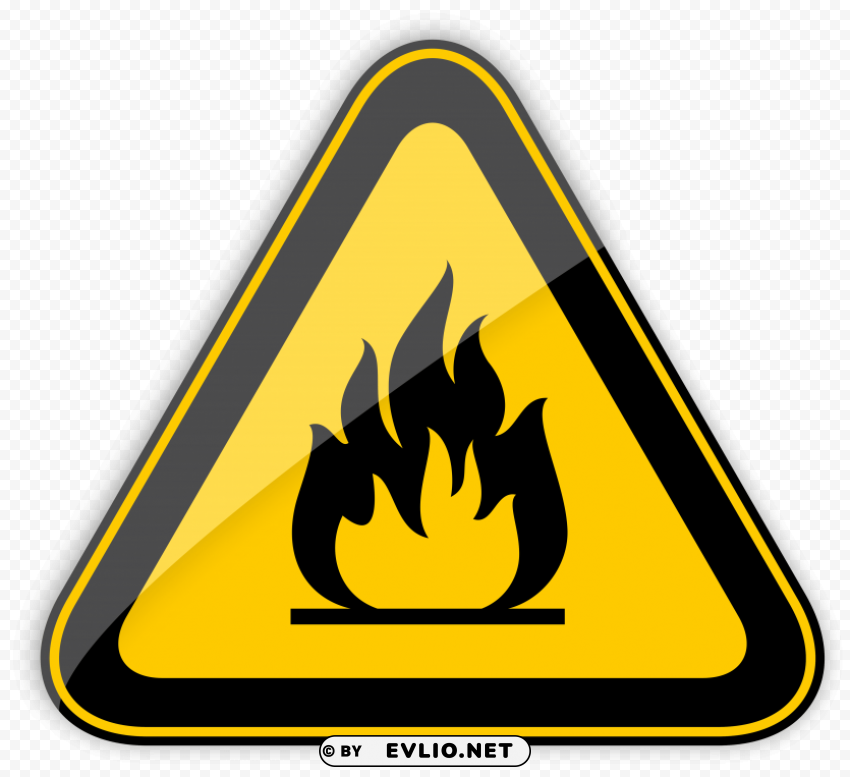 highly flammable warning sign PNG transparent photos comprehensive compilation