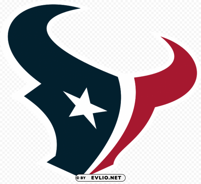 PNG image of houston texans logo PNG design elements with a clear background - Image ID 8c41deaf