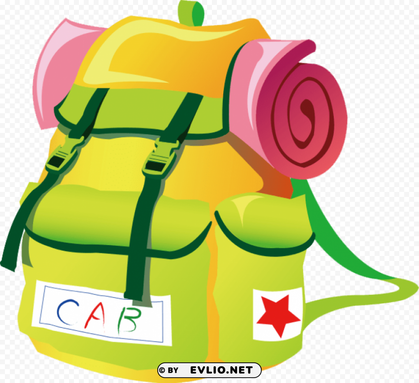 backpack Isolated Artwork in HighResolution Transparent PNG