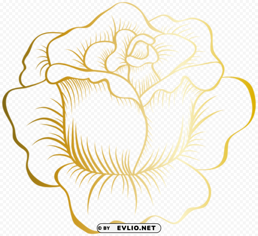 golden rose PNG graphics with clear alpha channel broad selection