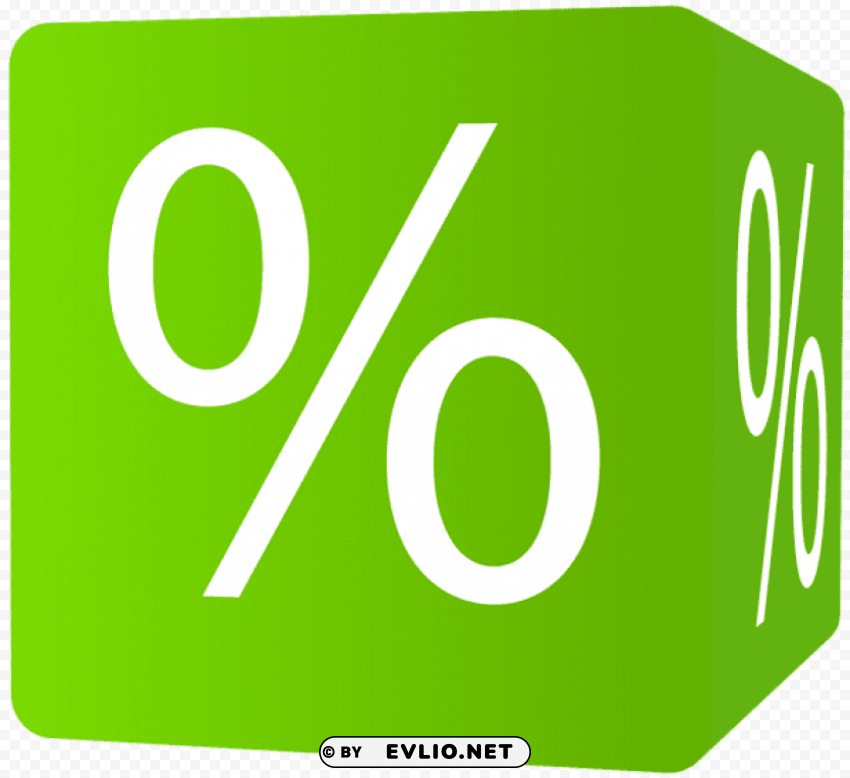 green discount cube transparent PNG for use clipart png photo - e9cc99c2