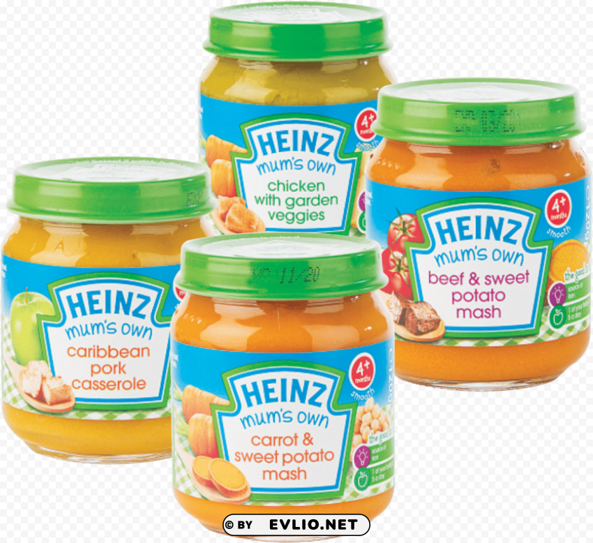 heinz baby food 6 months Clear Background PNG Isolated Element Detail