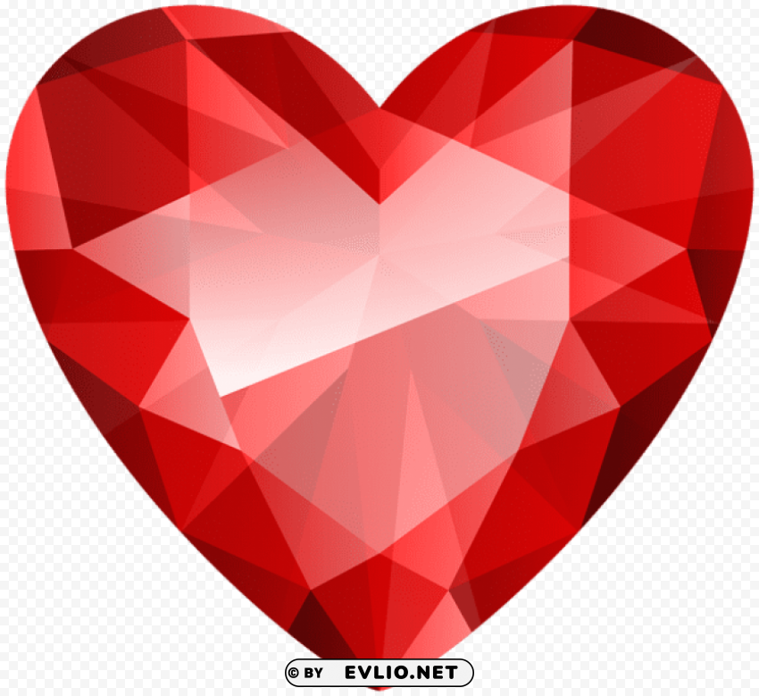 diamond heart Isolated Artwork in Transparent PNG png - Free PNG Images - b0cbbdce