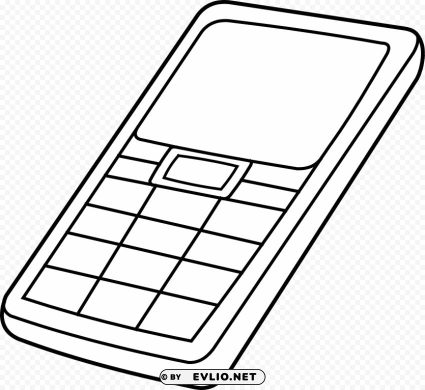cell phone colouring page PNG images with no limitations