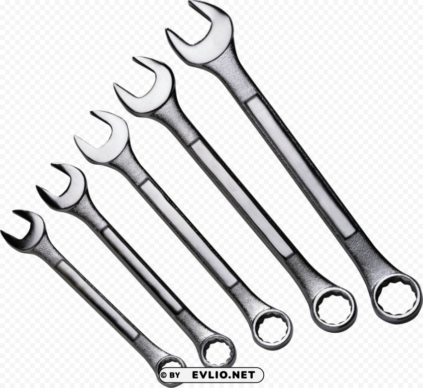 Wrench Spanner Transparent Background Isolated PNG Art