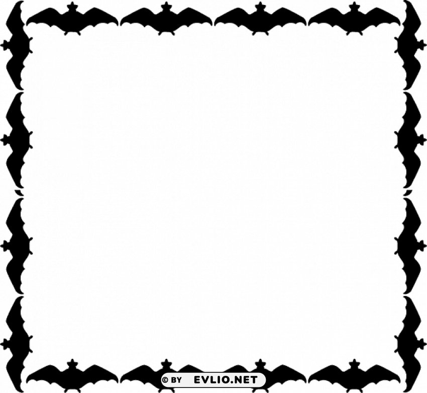 bats-frame PNG without background