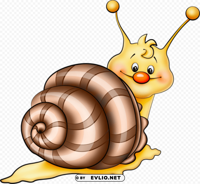 brown snail cartoon Transparent background PNG images selection