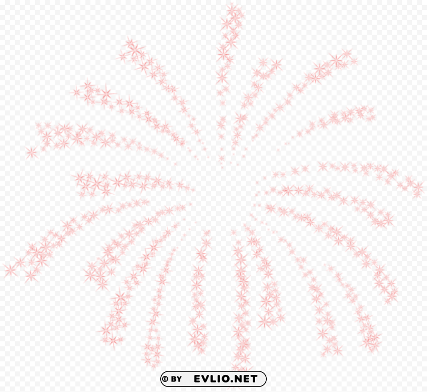 Firework Red Transparent Isolated PNG Item In HighResolution