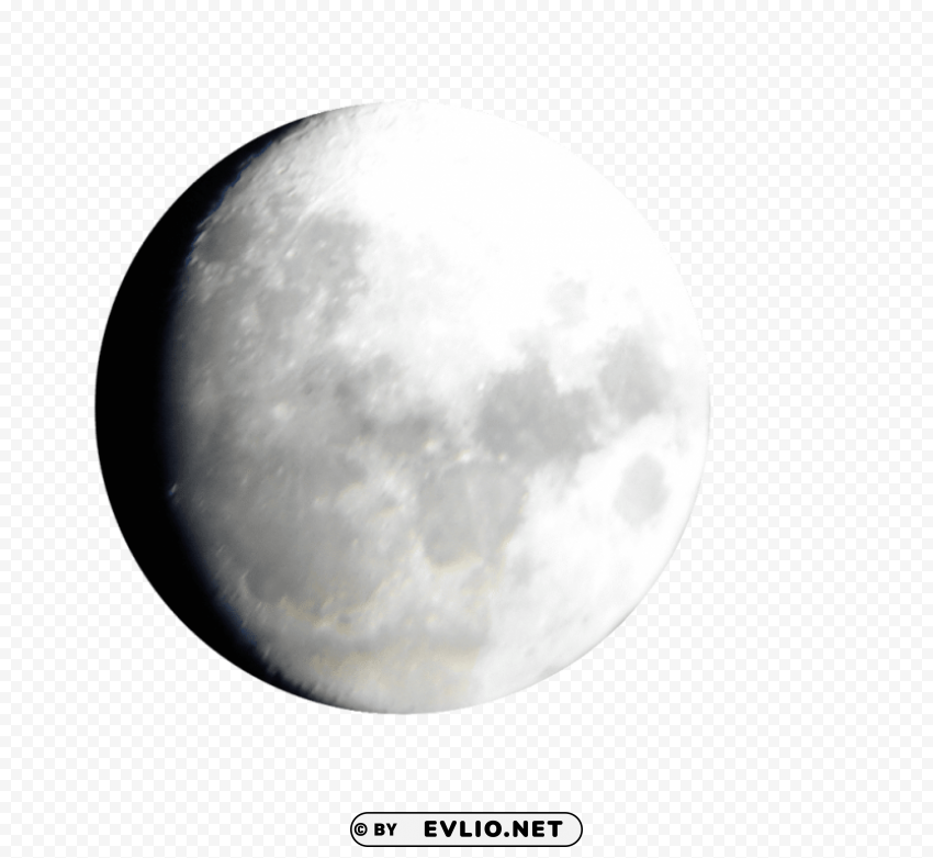 moon Isolated Character in Transparent PNG