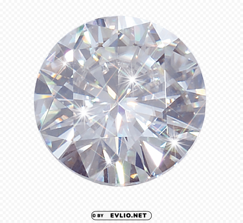 Transparent Background PNG of white diamond PNG Image Isolated with Transparent Clarity - Image ID a253679a