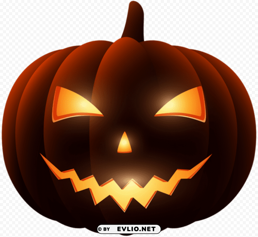 dark carved pumpkin PNG images with transparent canvas variety