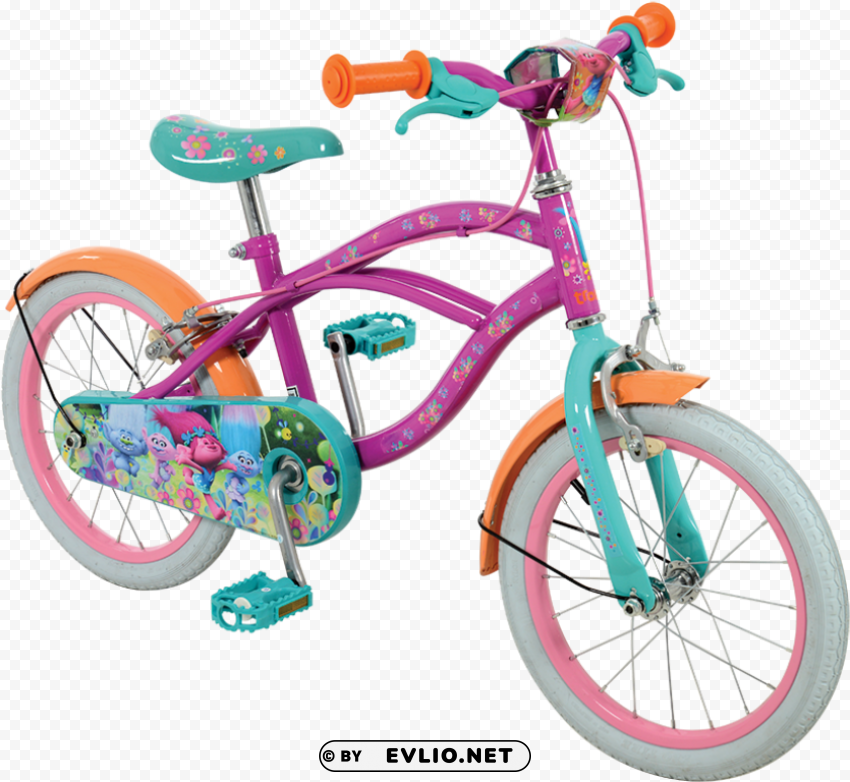 dreamworks trolls 16 inch bike Transparent PNG graphics library PNG transparent with Clear Background ID 3ffbcae7