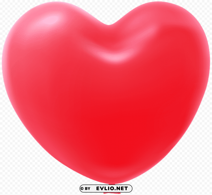heart shape balloon red transparent PNG graphics for free