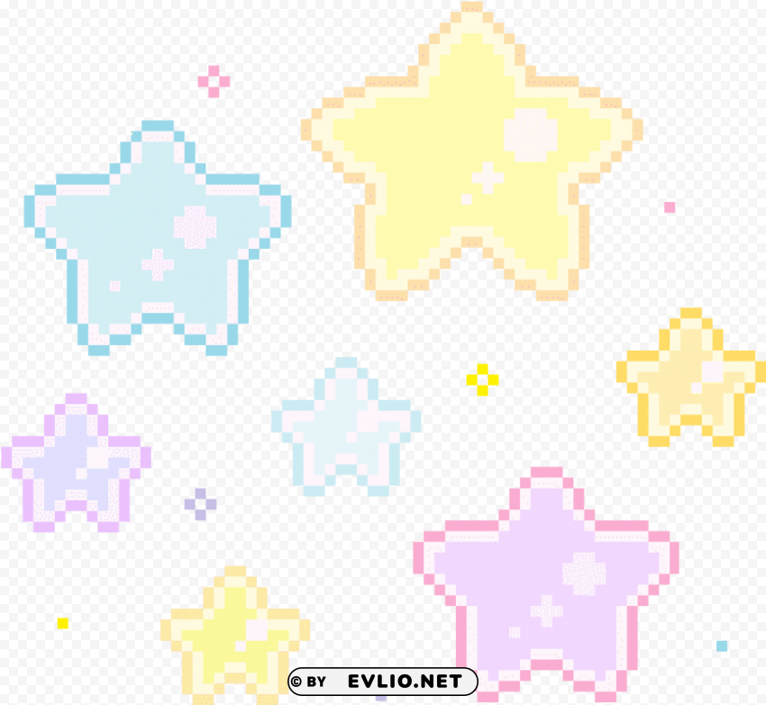 pixel stars gif transparent PNG Image Isolated with Clear Background PNG transparent with Clear Background ID fbf85490