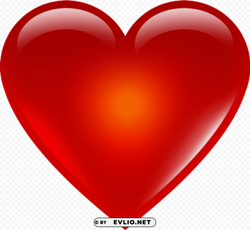 red heart emoji PNG with no bg clipart png photo - 5c954809