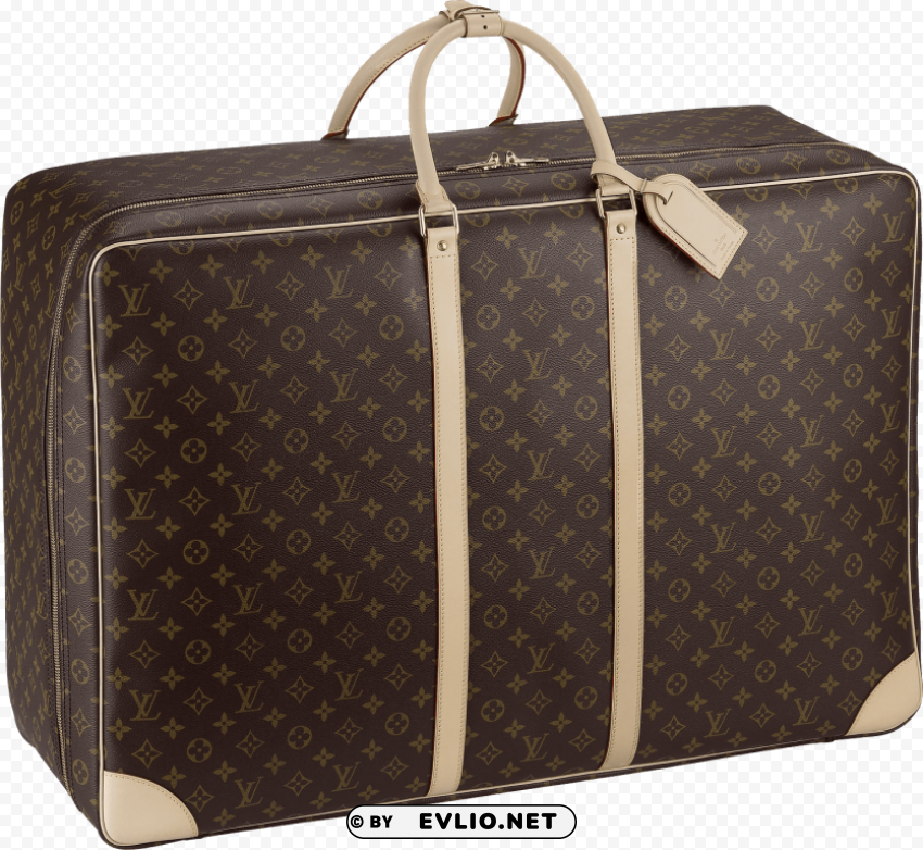 Suitcase Clean Background Isolated PNG Character