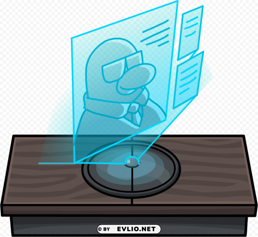 club penguin agent furniture Clear Background PNG Isolated Item PNG transparent with Clear Background ID 6237cfe1