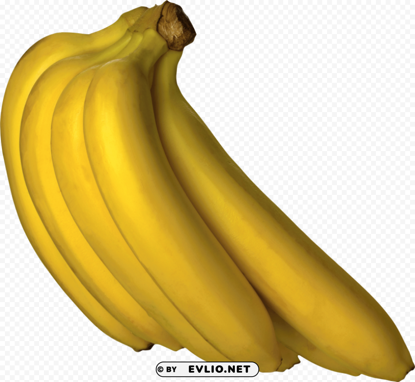 Bananas Clean Background PNG Isolated Art