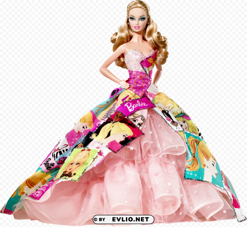 barbie doll PNG images with alpha transparency layer