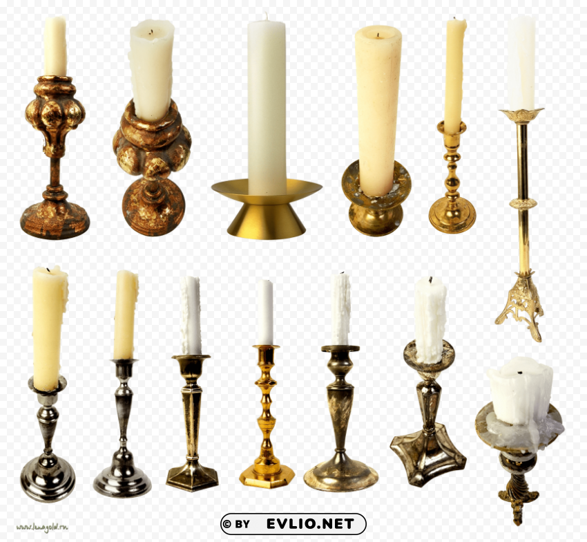 Candles PNG Artwork With Transparency