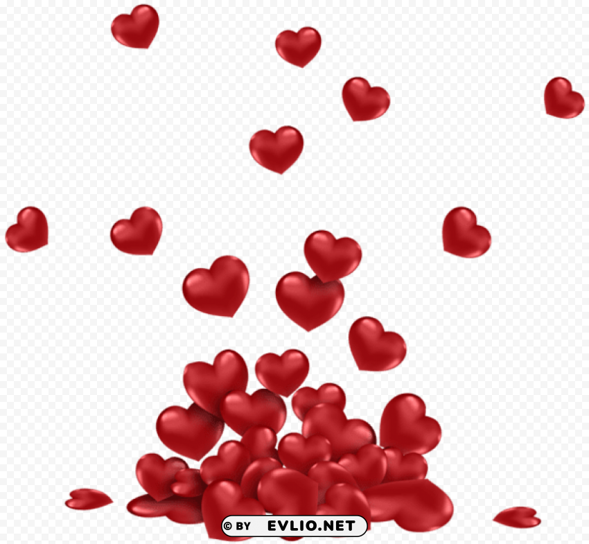 bunch of hearts High-resolution PNG